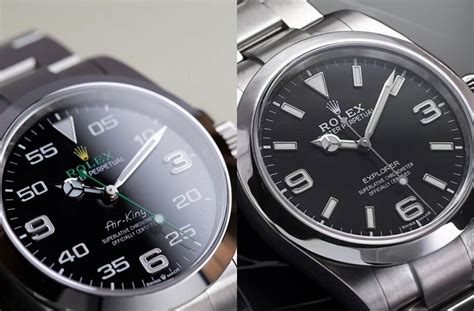 rolex air king vs explorer